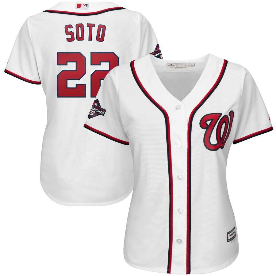 Women Nationals 22 Juan Soto White 2019 World Series Champions Cool Base Jersey Dzhi,We sell and wholesale Women Nationals 22 Juan Soto White 2019 World Series Champions Cool Base Jersey Dzhi on line form chian!